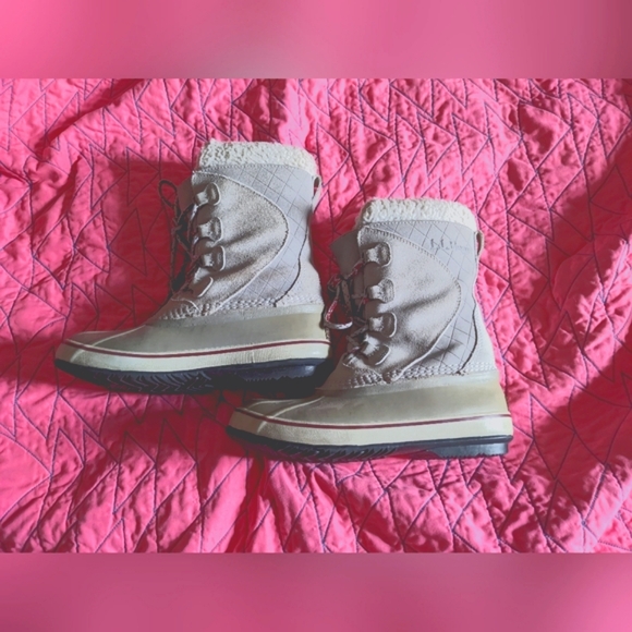 Womens LL Bean Snow Boots//Grey//Size 7/GUC - Picture 11 of 12